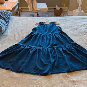 Eileen Fisher Silk Tiered Dress